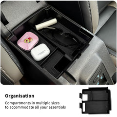 Zxiaochun tray with rubber non-slip pads prevents items from sliding.