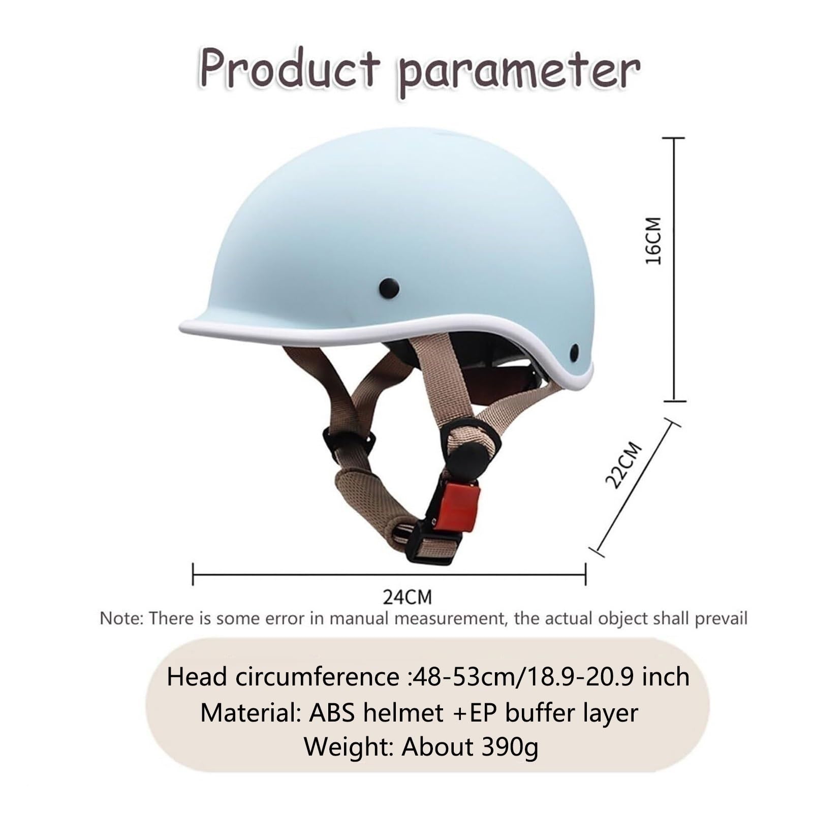ZXKWFL retro kids beanie helmet compact case for easy transport.
