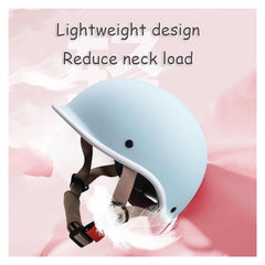 ZXKWFL retro kids beanie helmet side profile showcases lightweight open-face design.