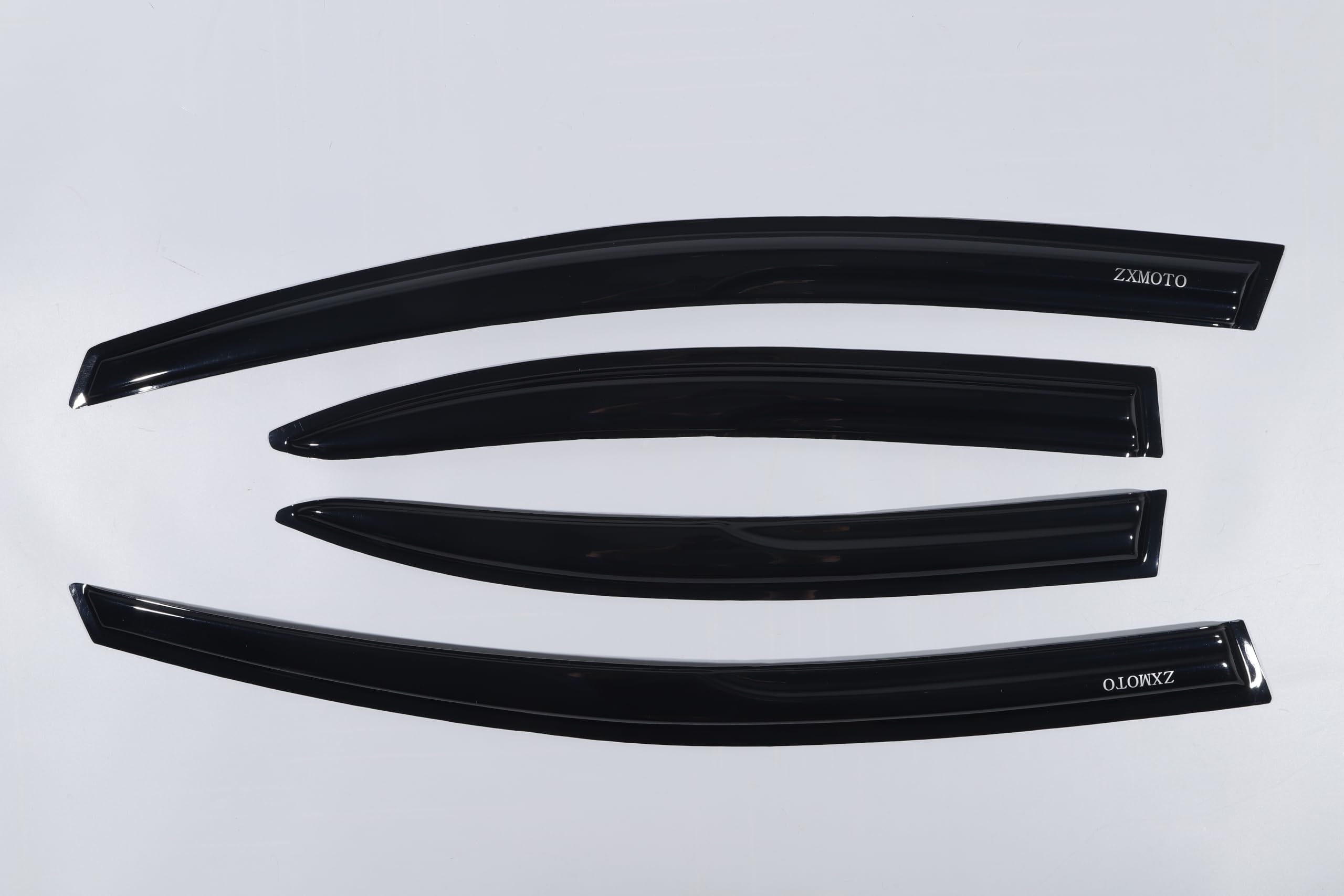 ZXMOTO rain guards on Civic 2006-2011 front right, keeps rain out while airflow.