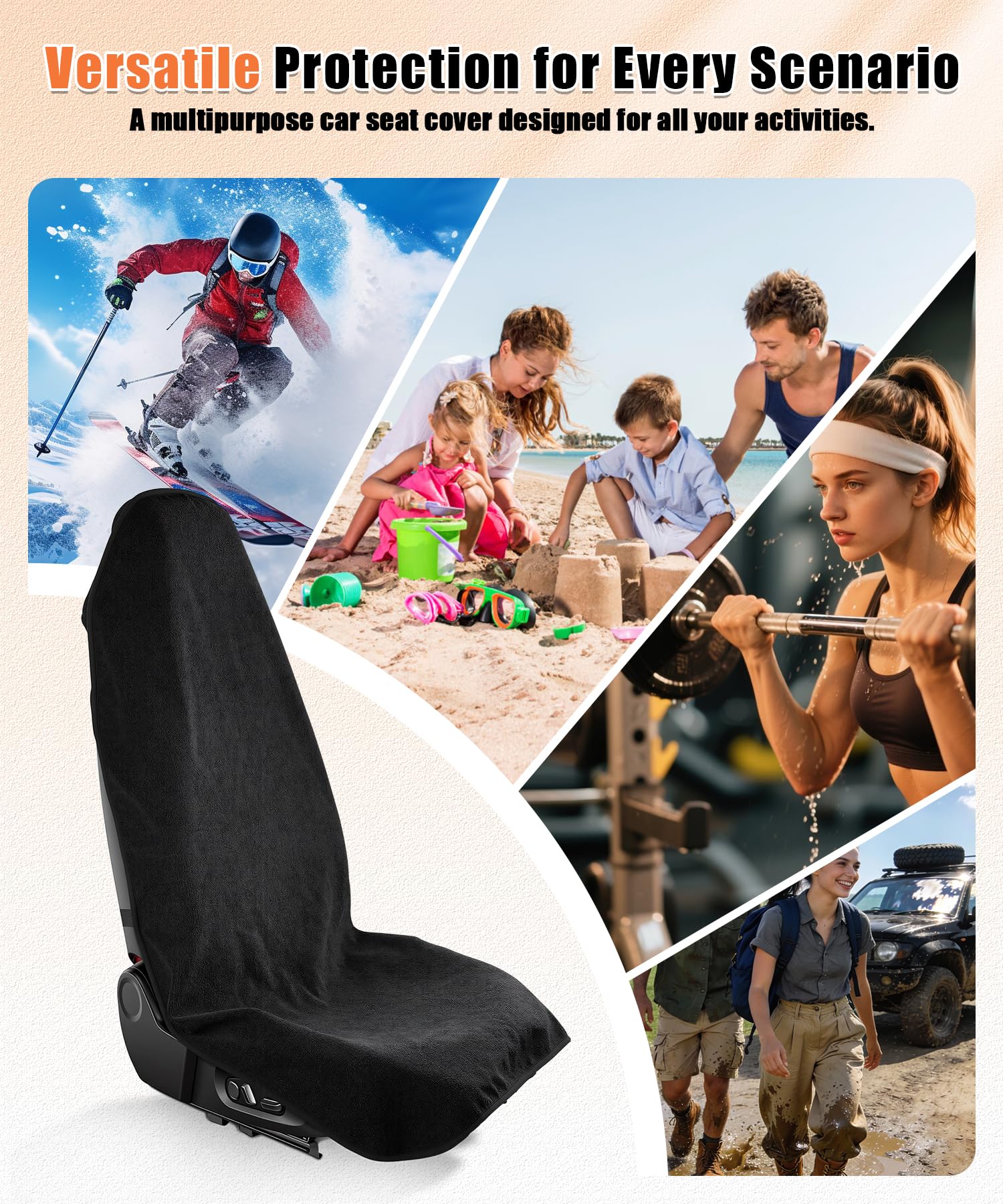 ZXRAINY airbag-safe seams preserve vehicle safety systems.