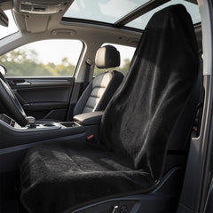 ZXRAINY universal seat cover front view, waterproof protection against spills.