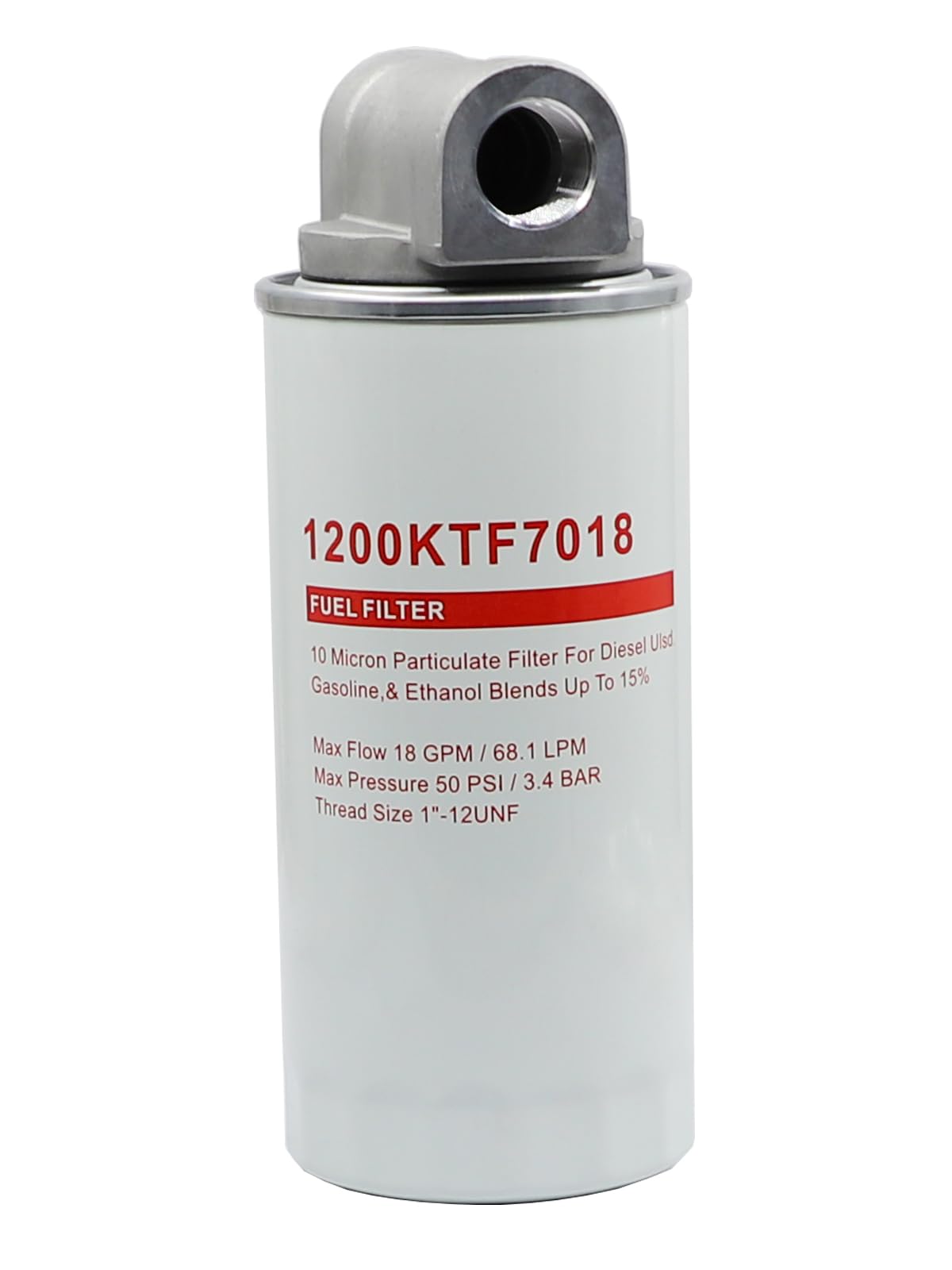 ZXTQWX 1200KTF7018 filter head shown for secure, leak-free connections.