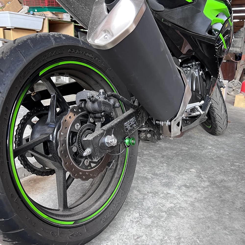 ZYAKOMO color finishes in green, black, red, grey, gold