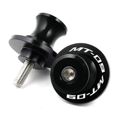 ZYAKOMO swingarm spools for Yamaha MT-09 and Tracer in black with secure parking use.