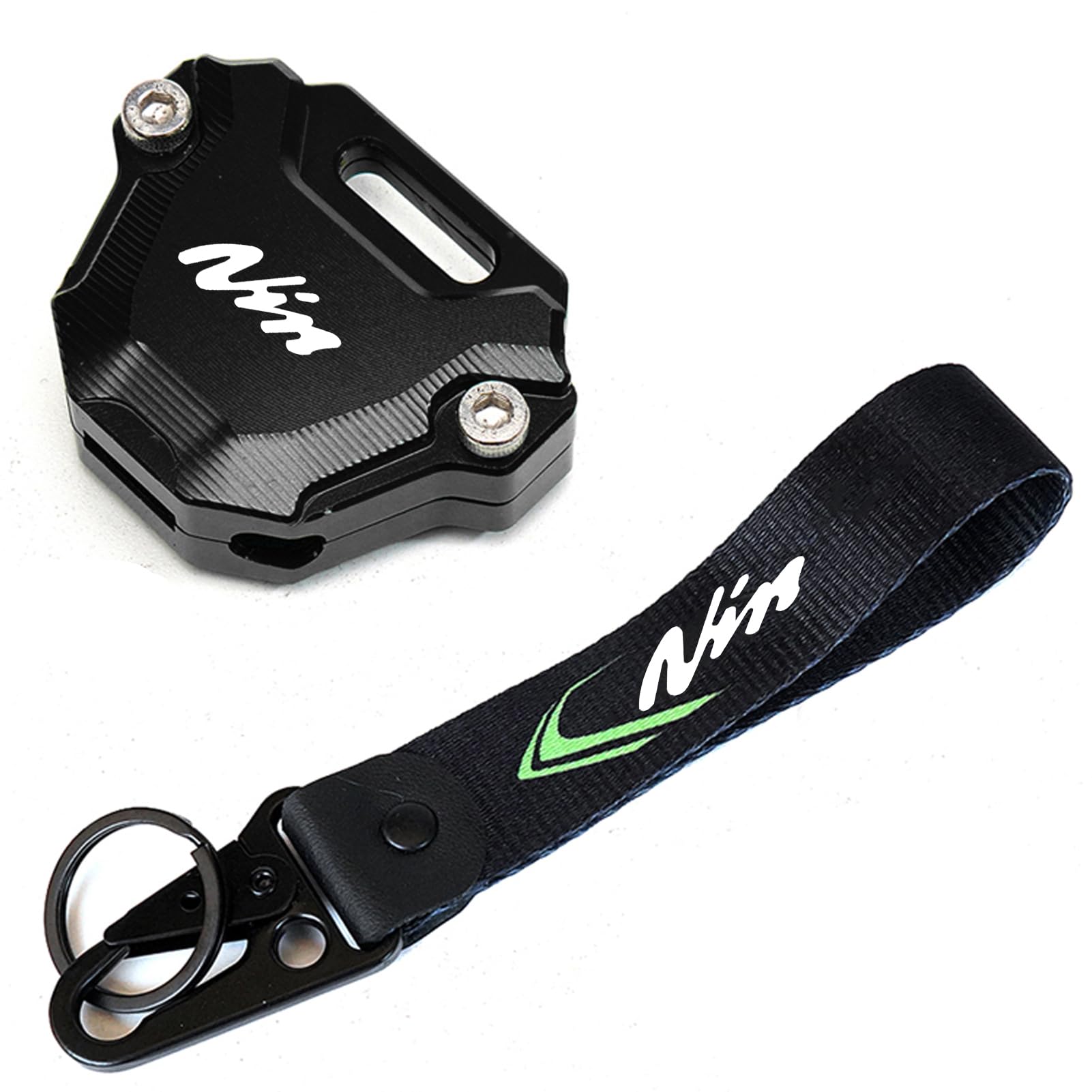 ZYAKOMO Ninja key cover close-up showing durable aluminum shell