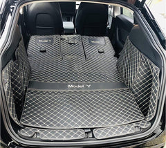 ZYCHUANGYING cargo mat for Tesla Model Y high sides panel protector guards edges