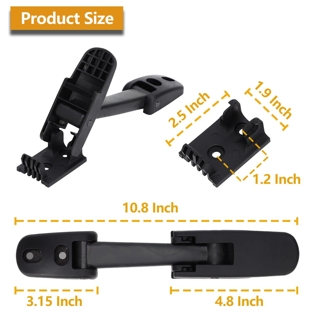 Zyklonix 2-pack hood latch kit ready to replace worn parts.