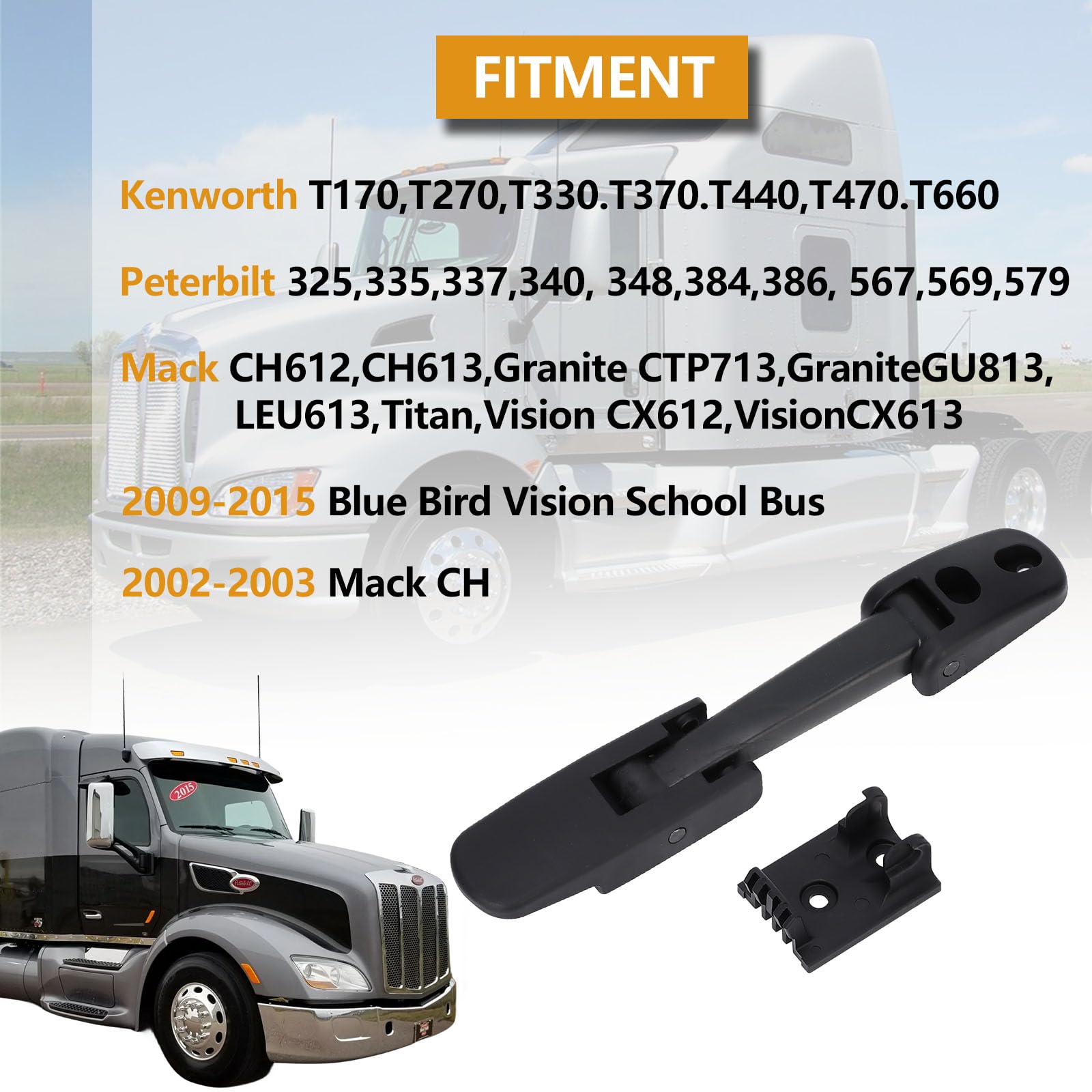 Zyklonix hood latch right-passenger side provides reliable closure.