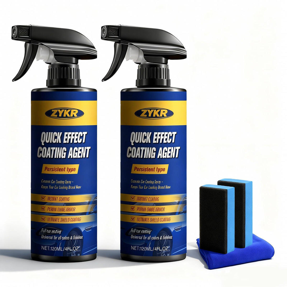 Zykr Nano Quick Coat bottle enabling easy spray-on protection for your car