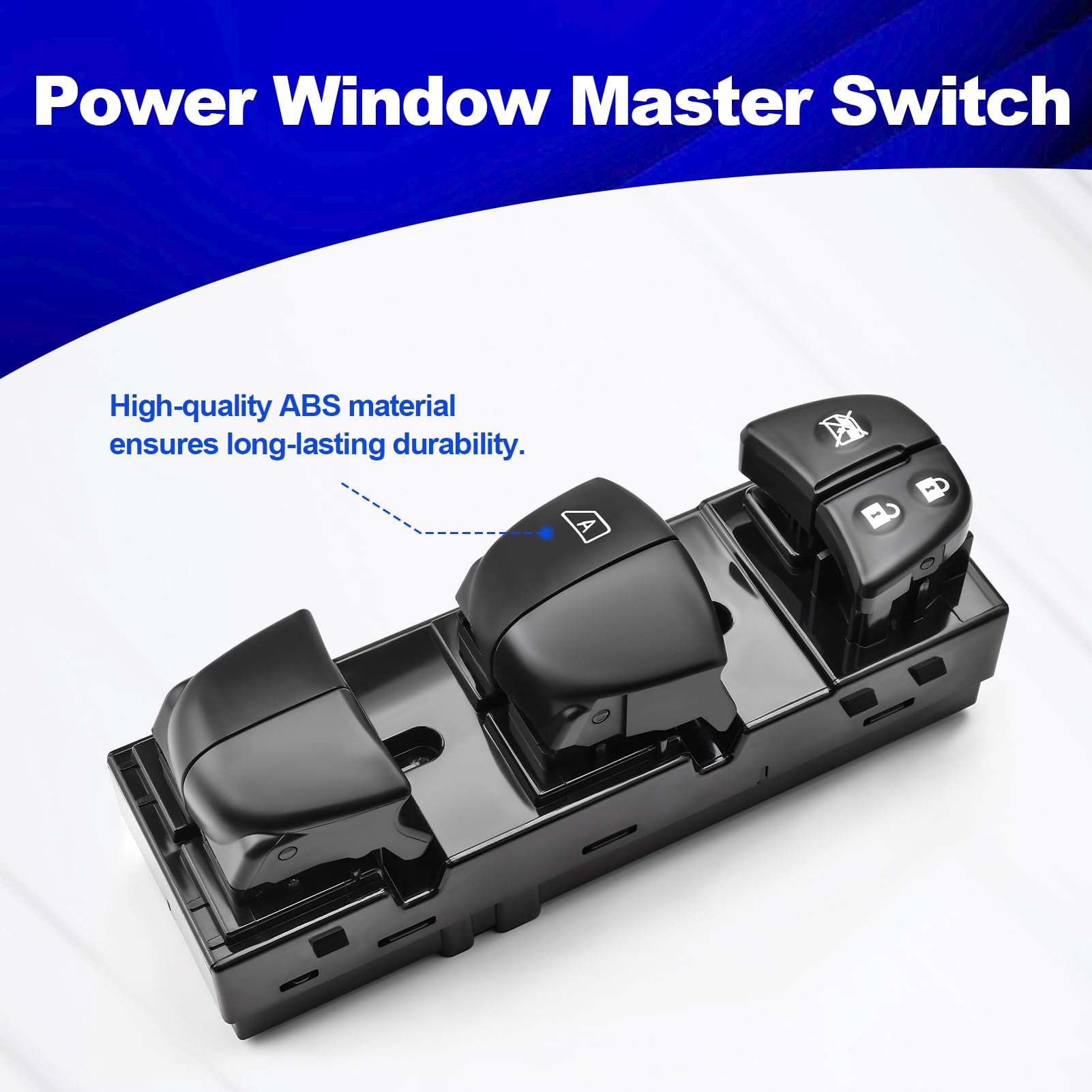 ZyloPlinx switch demonstrates smooth one-touch window operation in use.