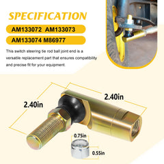 Zymurgoes Switch Steering Tie Rod End components highlight durable, corrosion-resistant materials