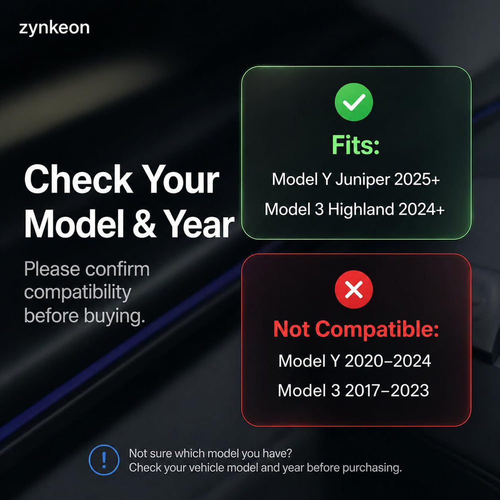 zynkeon magnetic phone mount for Tesla Model Y Juniper in vent position driver side.