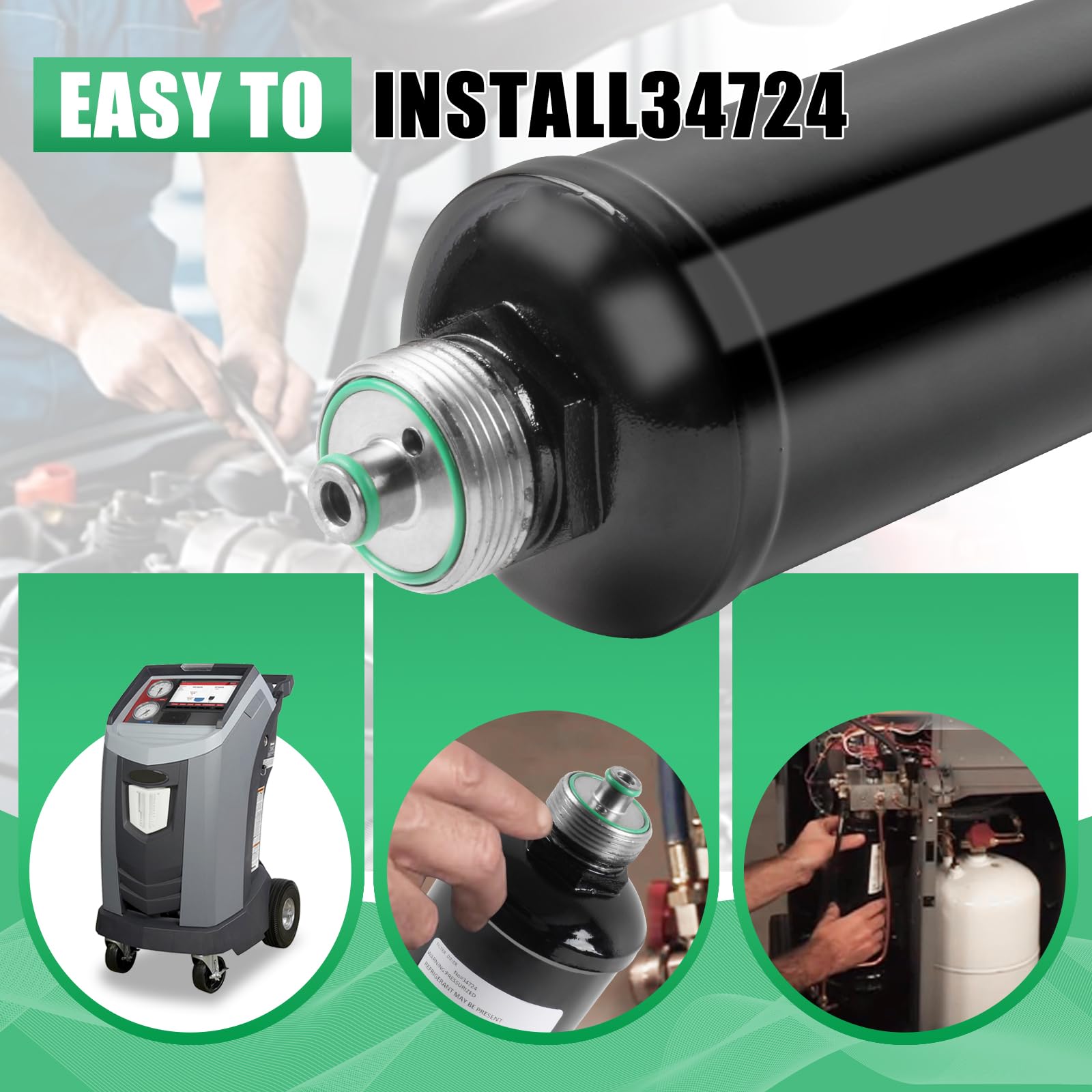 ZynoDrive 34724 label helps verify compatibility during service and maintenance