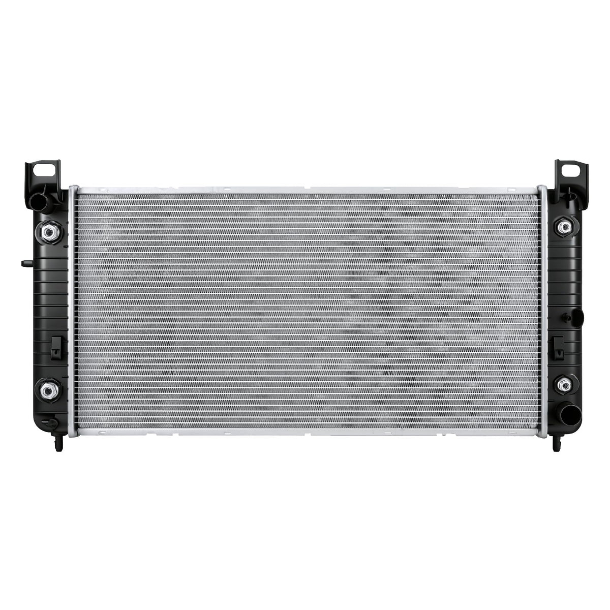 Zynrako CU2370 34'' radiator front view with robust core for heavy cooling