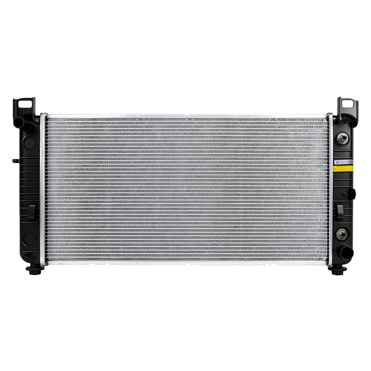 Zynrako CU2423 radiator front view with reinforced core for durability