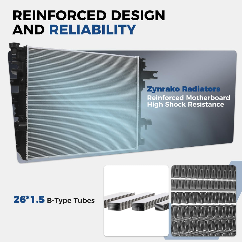 Zynrako radiator with thermal expansion core promotes extended lifespan and stable cooling