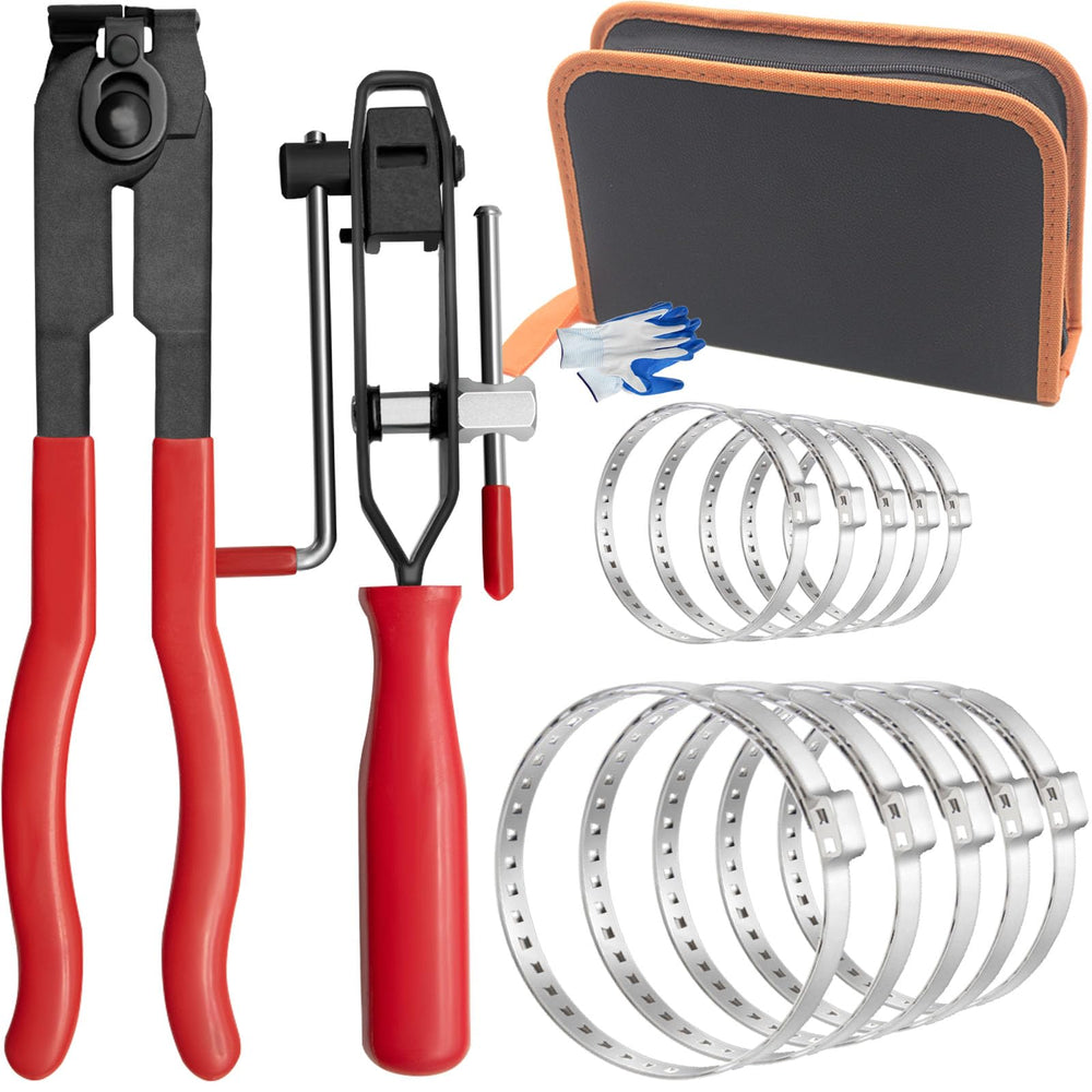 Zzyyldu CV Joint Boot Clamp Pliers top view for secure automotive banding